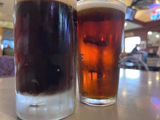 Frost Top Rootbeer ($2.75) & tap pint ($5)