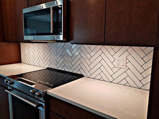 Design and Tile provided by Studio Tile and Stone