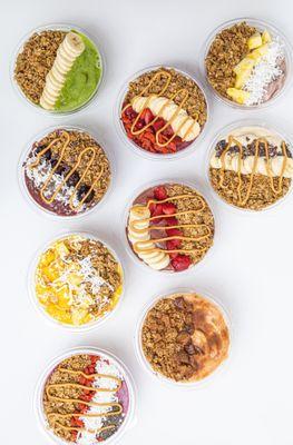 Our Acai bowls...