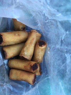 Small egg rolls