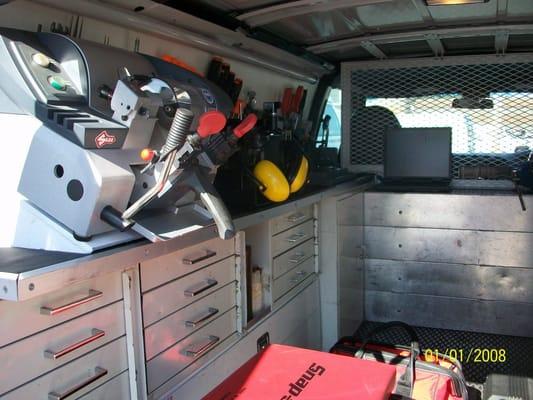 This van has 3 key cutting machines, hundreds of tools, and ample inventory to get you superior results.