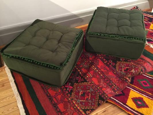 Hand Made Ottomans