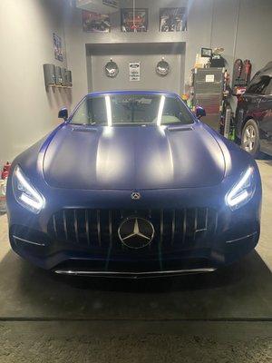 AMG GT C parked in Ford only spot