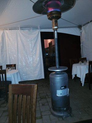 Outdoor Tent dining area