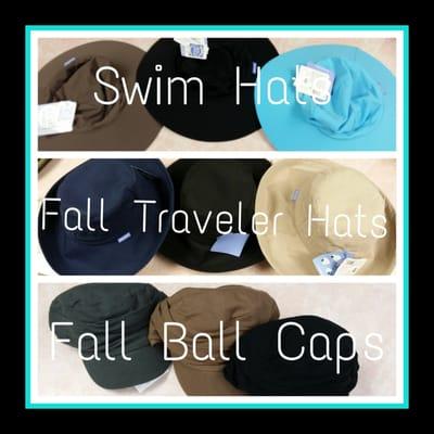 Fall 2016 Traveler Hats, Base Ball Caps and New Swim Hats