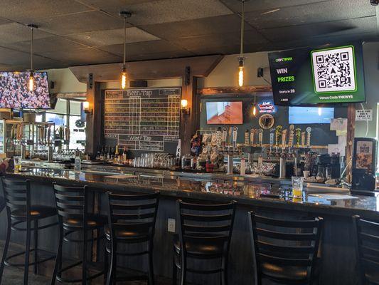 Bar area at Trailhead Tap, Bentonville