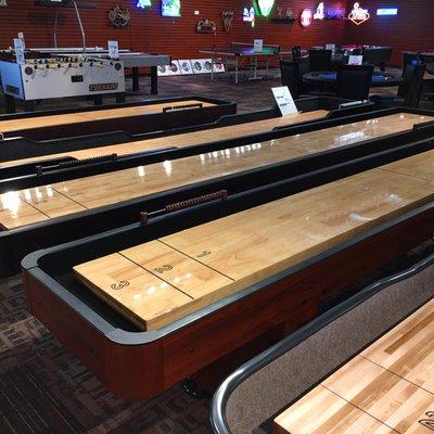 Shuffleboard, Foosball, and Air Hockey Tables