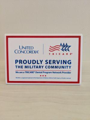 United Concorida is one of our many accepted PPO insurances. We are always proud to support those who support us, and their families!