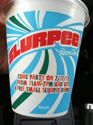 Free Slurpee!