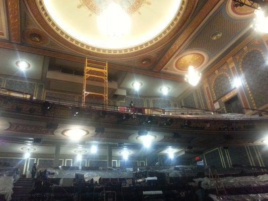 Richard Rogers Theater on Broadway. A view from the orchestra seating.