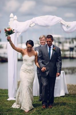 Lilya made my wedding dress fit like a glove!