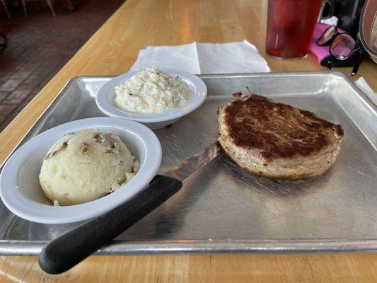 This pork ribeye was so moist and tender, and had a very good flavor.