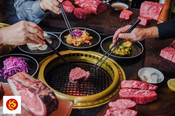 Dry Aged & Wagyu Dancing On Grill