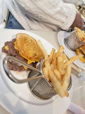 Austin Cheeseburger and Fries