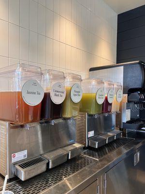 Fresh juices made daily