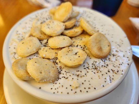 Clam Chowder, a good one!!!