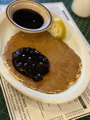 Lemon poppy seed pancake