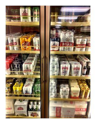 European Beer @ Helen's Deli.272 W Irving Park Rd, Wood Dale, IL Fresh Polish Deli & Grocery.Polish/European Imported Goods. & Liquors.Cool!