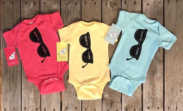 North Fork Shades onesies!