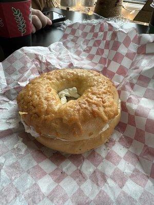 Cheese bagel