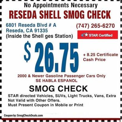 Discount Smog Check