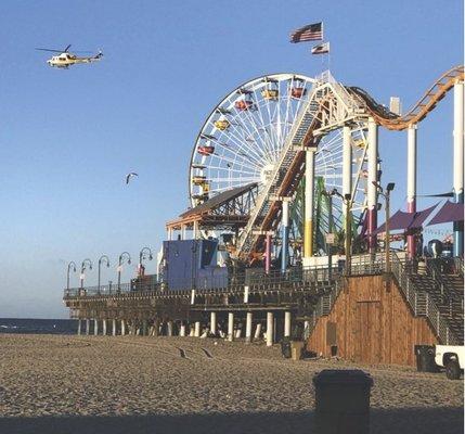 Santa Monica office that faces the Pier