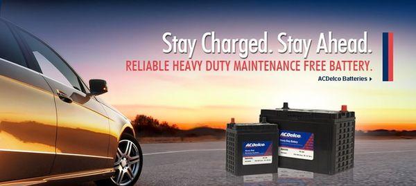 Batteries starting @ $139.99 plus free installation