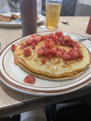 Fresh , Sweet Buttermilk Pancakes