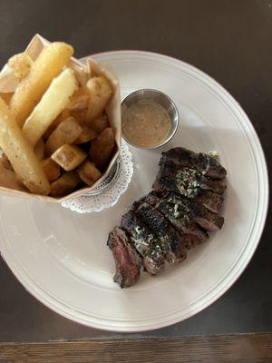 Best French fries ever on the steak frites!