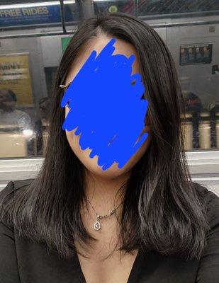 $20 haircut (wash and blow dry included)