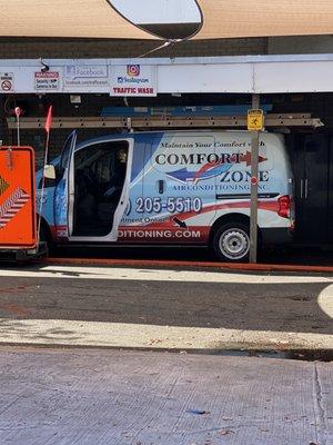 Getting our vehicles cleaned ready for you.