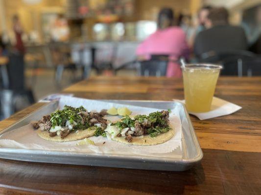 Carne Asada Taco   Grilled Steak Top Shelf Margaritas