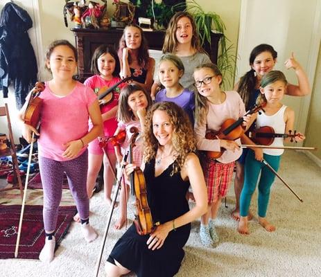 Briana's violin summer camp!