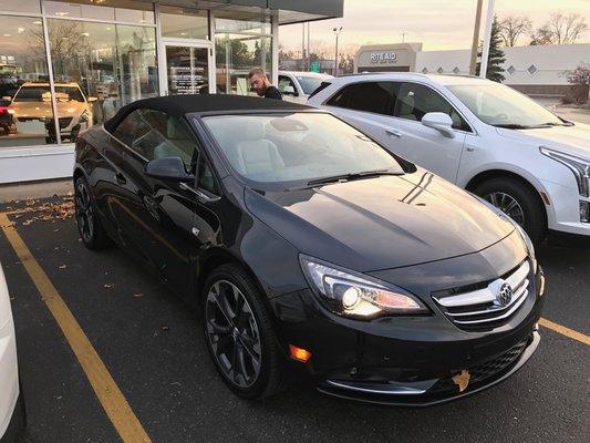 Buick cascada.  The midlife crisis car for the sensible woman!