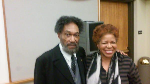 Mr. Pace as Frederick Douglass and moi!