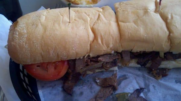 Prime rib poboy