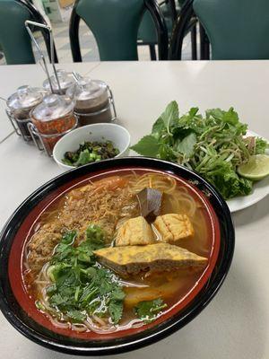 Bun Rieu with side of Oc