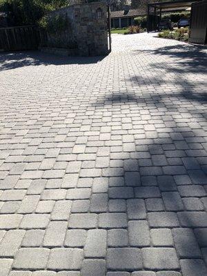 Paver driveway