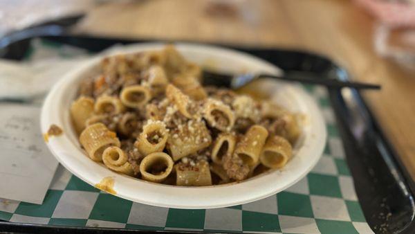 Rigatoni Bolognese