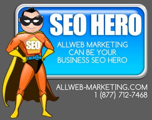 Allweb Marketing are SEO heroes.  We get your business website on the first page of google within 90 days!