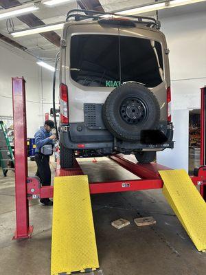 2020 Ford Transit alignment