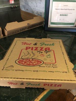 Small Pizza Box