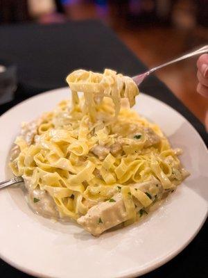 Fettuccine Alfredo add chicken