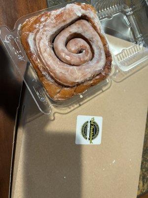 Traditional cinnamon roll