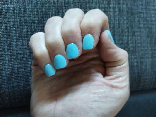 Nail tips and dip powder