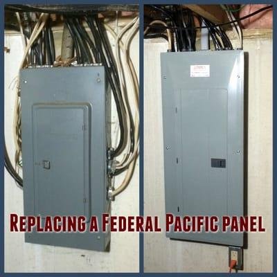 Because we specialize in older and existing homes, we have the experience required to replace your Federal Pacific electrical panel.