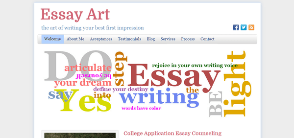 Website Design for Writing Teacher