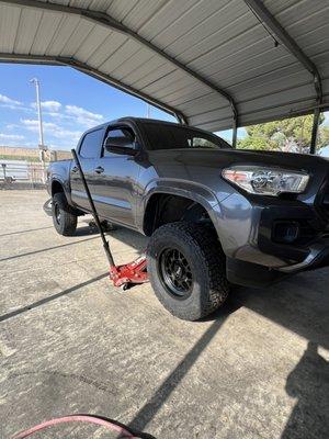 KMC WHEELS w/ FALKEN WILD PEAK TIRES
2021 TACOMA SR