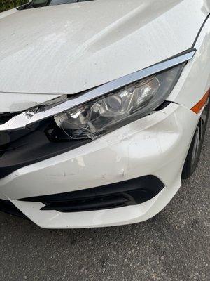 Damage that was repaired