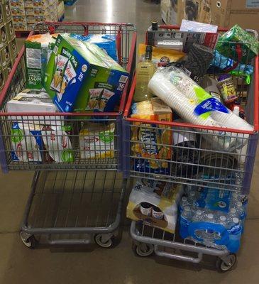 This is the problem with Costco...we came here for lightbulbs and toilet paper.